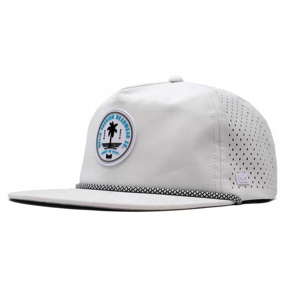 NEW MELIN men's coronado player hydro snapback hat in white